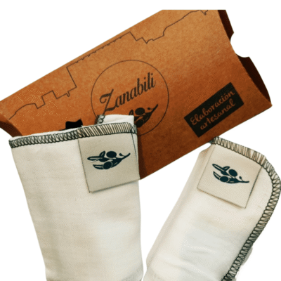 Zanabili - Pack de 2 Muselinas de Algodón Orgánico Bío
