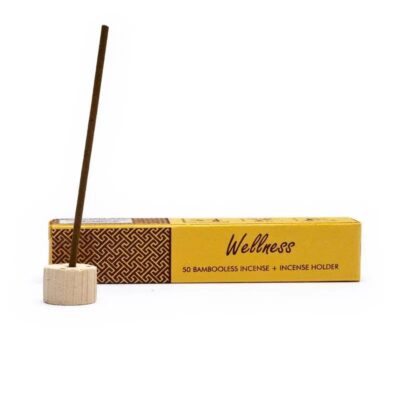 Incienso de Hierbas Wellness sin Bamboo con Soporte