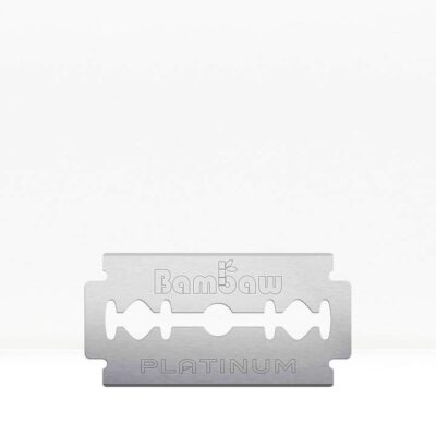 Bambaw - Hojas de Afeitar de Doble Filo Superior Platinum 5 ud