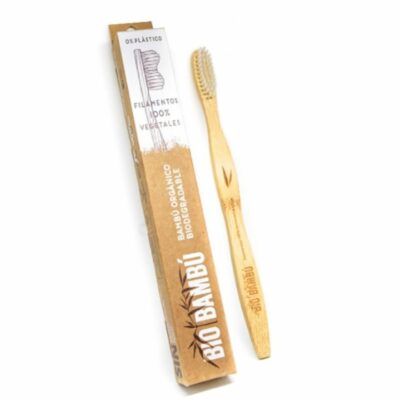 Cepillo de Dientes de Bambú Ecológico Sostenible para Adulto