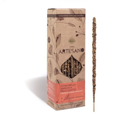 Incienso Artesano de Citronela, Naranja y Palo Santo – Armonía y Sanación