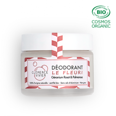 Desodorante Natural de Geranio Rosa y Palmarosa