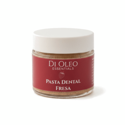 Pasta de Dientes Natural con Sabor a Fresa sin Flúor