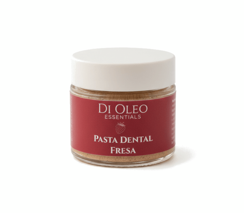 pasta-dental-fresa Pasta de Dientes Natural con Sabor a Fresa sin Flúor
