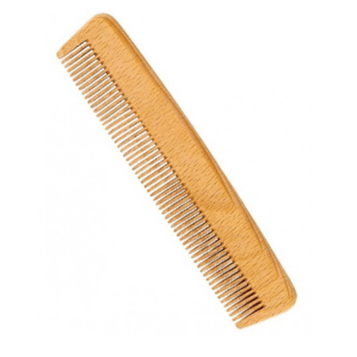 Peine de Madera Para Cabellos Cortos y Finos