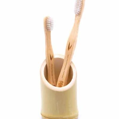 Biobambú - Soporte de Bambú para Cepillo de Dientes