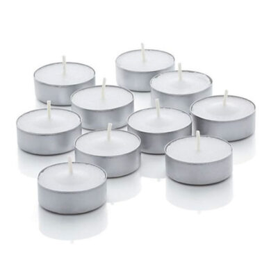 Vela Natural de Té Blanca de Cera Vegetal