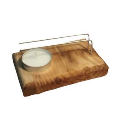 Quemador de Palo Santo con Vela de Té