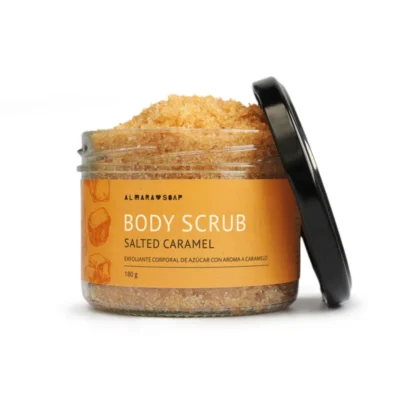 Exfoliante corporal de Azúcar y Sal Marina | Caramelo