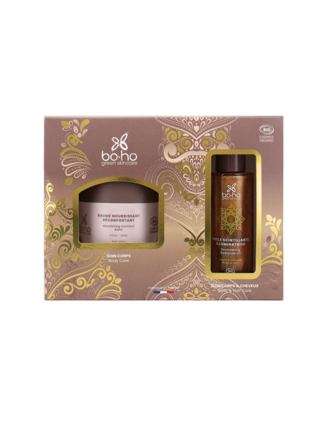 pack-balsamo-nutritivo-aceite-iluminador-gold-boho Cofre Regalo Natural Bálsamo Nutritivo + Aceite Iluminador Gold