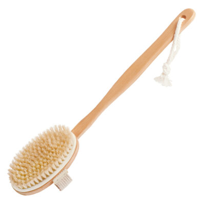 Cepillo Corporal de Madera con Mango Desmontable