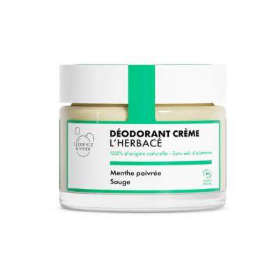 Desodorante Natural en Crema de Menta y Salvia