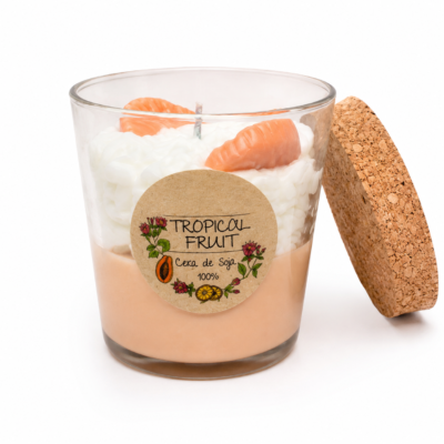 Vela de Cera de Soja Tropical Fruit