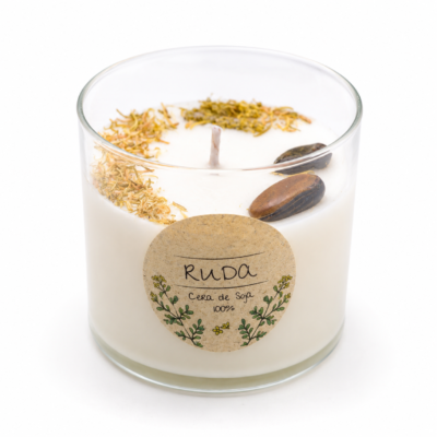 Vela de Cera de Soja de Ruda
