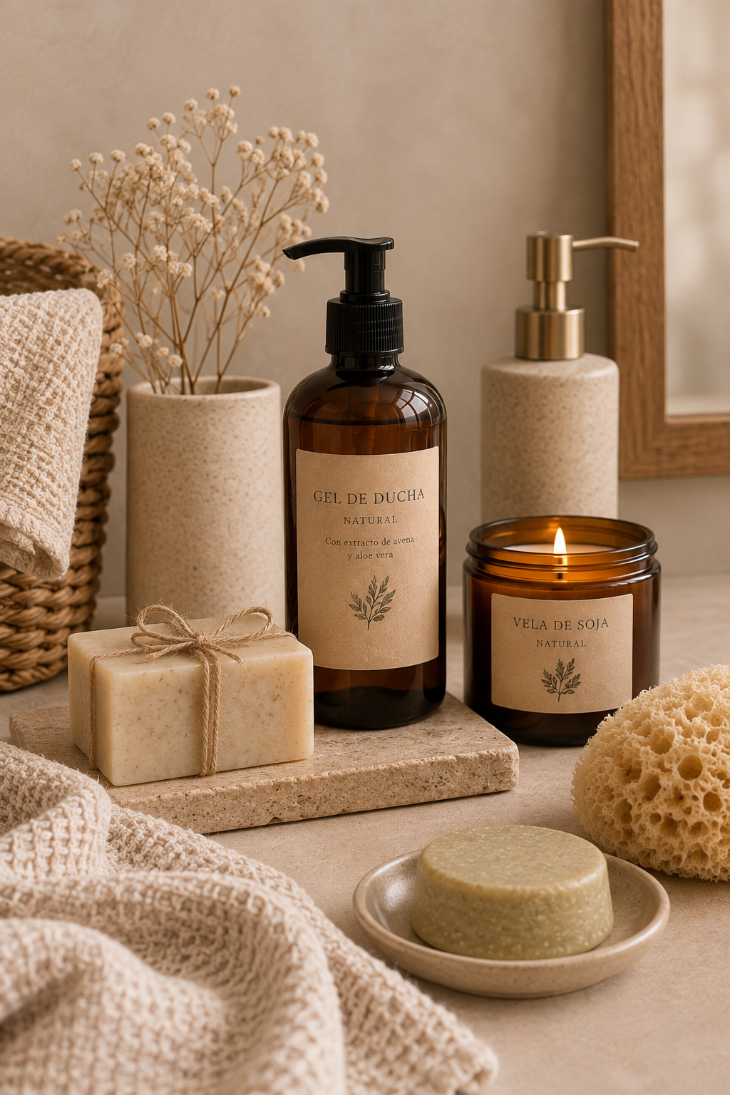 Cosmética natural y productos sostenibles