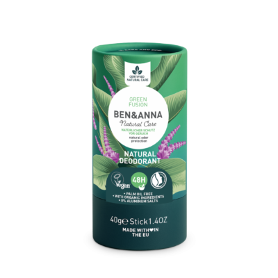 Desodorante Natural en Stick Green Fusion Sin Aluminio 40 g