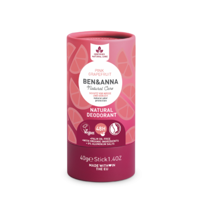 Desodorante Natural en Stick Pomelo Rosa Sin Aluminio 40 g